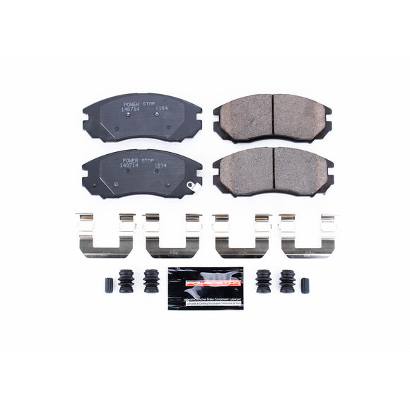 PowerStop Z23 Evolution Sport Carbon-Fiber Brake Pads With Hardware