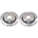 PowerStop Evolution Drilled Slotted Rotors Pair Rear For Ram 1500