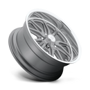 18X7 US Mag U111 Rambler Gloss Black Milled 5x127 ET1 Wheel Rim