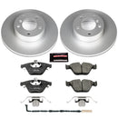 PowerStop Genuine Geomet Coated Rotor and Carbon-Fiber Ceramic Brake Pad Kit
