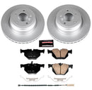 PowerStop Genuine Geomet Coated Rotor and Carbon-Fiber Ceramic Brake Pad Kit