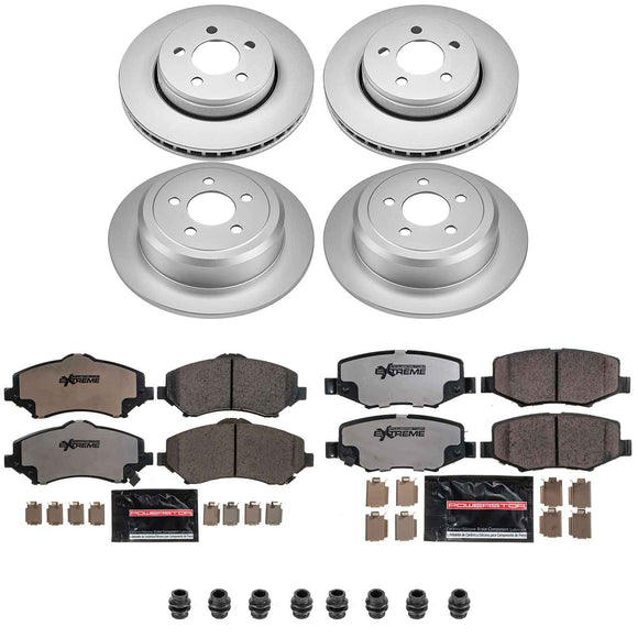 Z36 Truck & Tow Premium Carbon-Fiber Ceramic Brake Pad and Fully Coated Rotor Ki