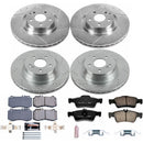 PowerStop Z23 Daily Driver Carbon-Fiber Ceramic Brake Pad and Drilled & Slotted