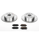 PowerStop Z23 Daily Driver Carbon-Fiber Ceramic Brake Pad and Drilled & Slotted