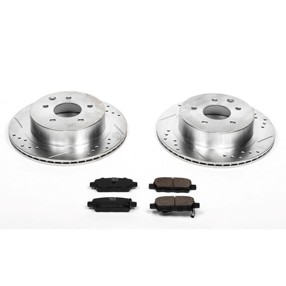 PowerStop Z23 Daily Driver Carbon-Fiber Ceramic Brake Pad and Drilled & Slotted