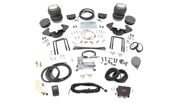 Rough Country Air Spring Kit w/compressor for 19-24 Chevy GMC 1500