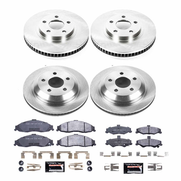 PowerStop Track Day High-Performance Brake Pad and Rotor Kit