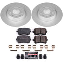 PowerStop Genuine Geomet Coated Rotor and Carbon-Fiber Ceramic Brake Pad Kit