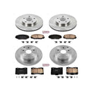 PowerStop OE Stock Replacement Low-Dust Ceramic Brake Pad and Rotor Kit