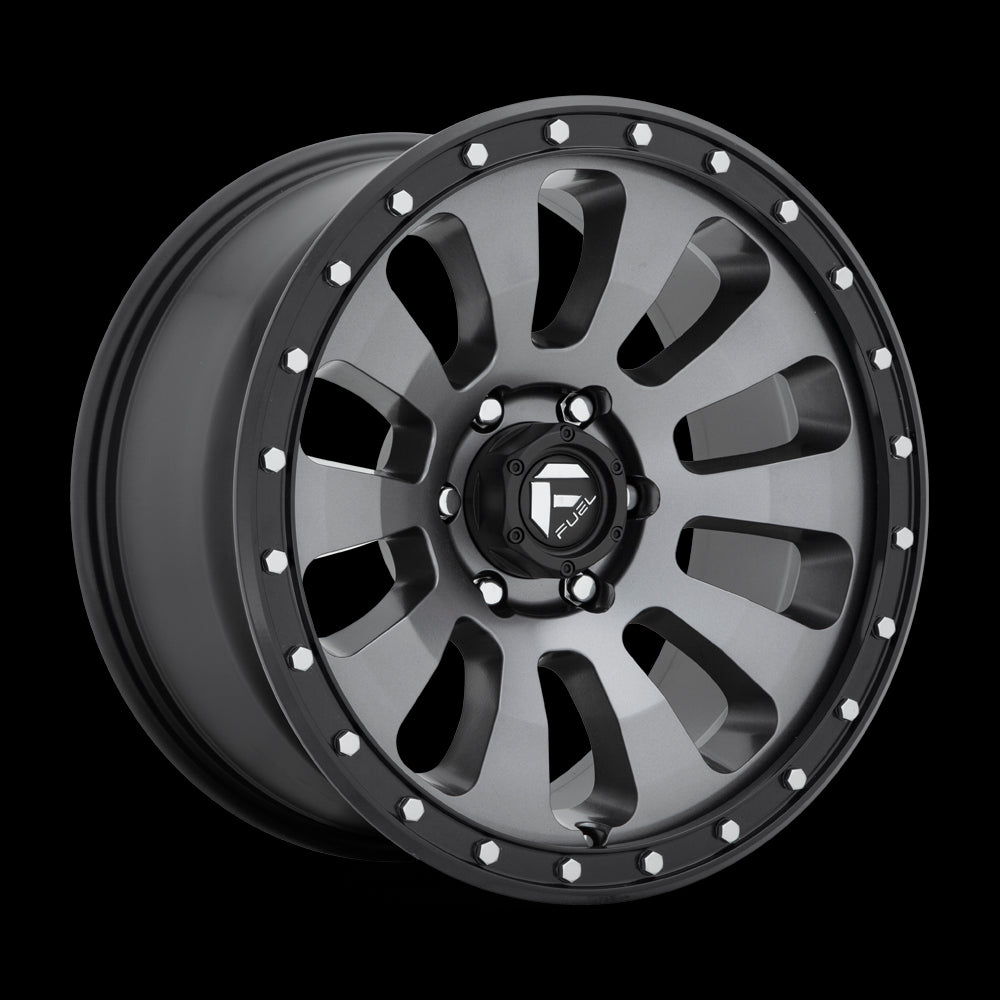 20X9 Fuel D648 Tactic Matte Gun Metal Black Bead Ring 6X135 ET20 wheel/rim