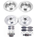 PowerStop Z23 Daily Driver Carbon-Fiber Ceramic Brake Pad and Drilled & Slotted