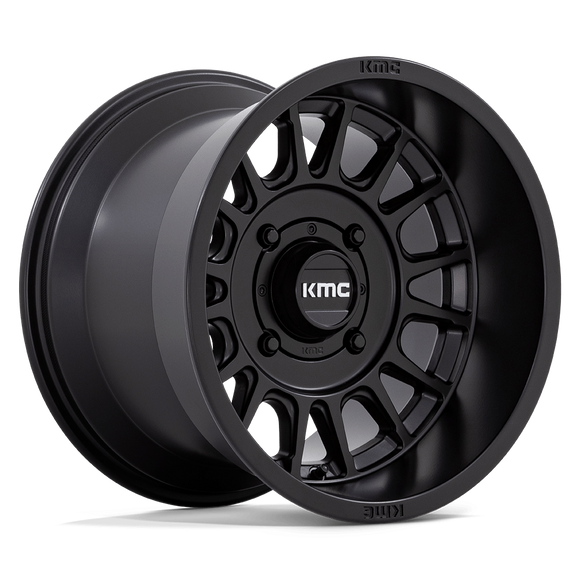 15X10 KMC Powersports KS138 Impact UTV Satin Black 4X156 ET0 Wheel Rim