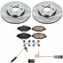 PowerStop OE Stock Replacement Low-Dust Ceramic Brake Pad and Rotor Kit