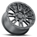 17x8.5 Raceline 956B Satin Black 5x127 5x5 ET0 Wheel Rim