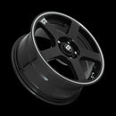 17x7 Motegi MR116 Black Wheel/Rim 5x108 5-108 5x4.25 17-7 ET40