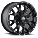 18x9 Mayhem Warrior Black-Matte Wheel/Rim 5x114.3 8015-8956MB18