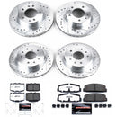 PowerStop Z26 Street Performance Ceramic Brake Pad and Drilled & Slotted Rotor K