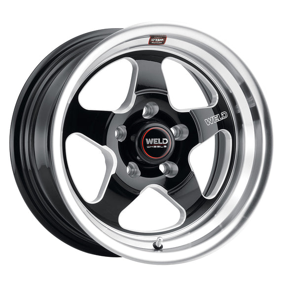 15x10 WELD Performance Ventura Drag Black Milled 5x115 ET22 Wheel Rim
