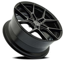 20x9 Select Precision Alloys ALPINE Black Brushed DDT 5x112 ET20 Wheel