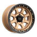 20X9 KMC KM548 CHASE Matte Bronze With Black Lip 5X127 ET0 wheel/rim-3