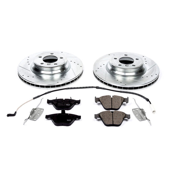 PowerStop Z23 Daily Driver Carbon-Fiber Ceramic Brake Pad and Drilled & Slotted