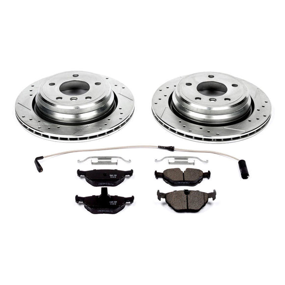 PowerStop Z23 Daily Driver Carbon-Fiber Ceramic Brake Pad and Drilled & Slotted