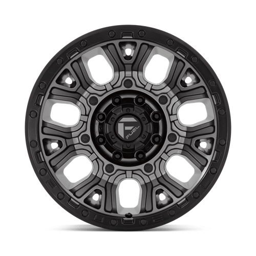 20x10 Fuel Off-Road D825 Traction Matte Gunmetal Black Ring 8x165.1 ET-18 Wheel