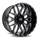 22x12 Hardrock Affliction XPosed Gloss Black Milled 8x170 ET-44 wheel/rim