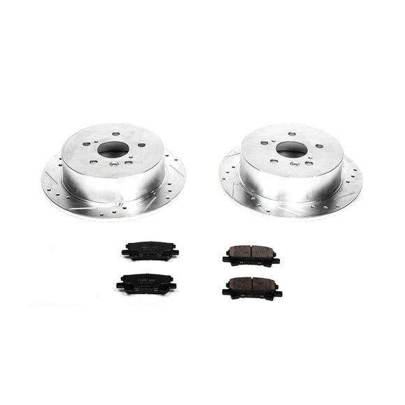 PowerStop Z23 Daily Driver Carbon-Fiber Ceramic Brake Pad and Drilled & Slotted