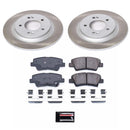 PowerStop Semi-Coated Rotor and Low-Dust Ceramic Brake Pad Kit