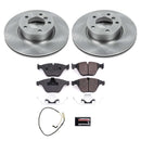 PowerStop OE Stock Replacement Low-Dust Ceramic Brake Pad and Rotor Kit
