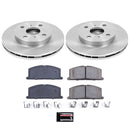 PowerStop OE Stock Replacement Low-Dust Ceramic Brake Pad and Rotor Kit