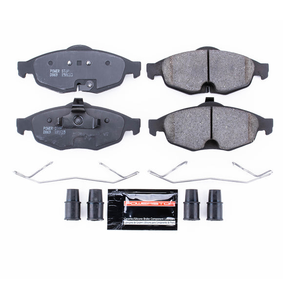 PowerStop Z23 Evolution Sport Carbon-Fiber Brake Pads With Hardware