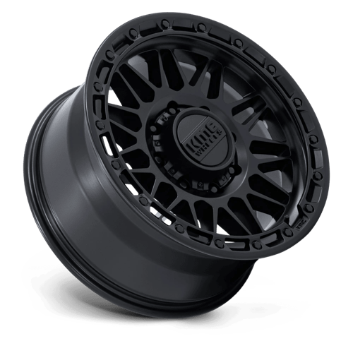 18x9 KMC KM555 Attack Matte Black 8x170 ET18 CB125.1 Wheel Rim