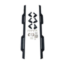 Westin HDX Drop Nerf Step Bars Powder Coated Textured Black Steel 56-13935