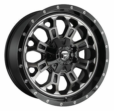 17x9 Fuel Off-Road D561 Crush Gloss Machined Dark Tint 5x114.3 ET-12 Wheel