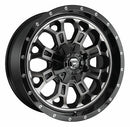 17x9 Fuel Off-Road D561 Crush Gloss Machined Dark Tint 5x114.3 ET-12 Wheel