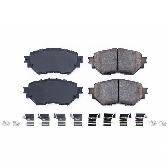 PowerStop Z17 Evolution Ceramic Brake Pads With Hardware