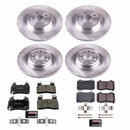 PowerStop OE Stock Replacement Low-Dust Ceramic Brake Pad and Rotor Kit