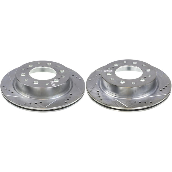 PowerStop Evolution Performance Drilled, Slotted & Plated Brake Rotor Pair