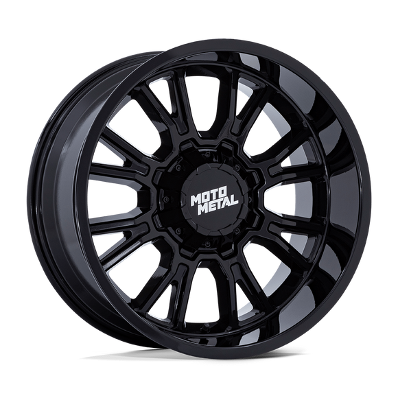 20X9 Moto Metal MO810 Legacy Gloss Black 8X180 ET20 Wheel Rim