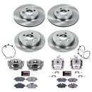 PowerStop OE Stock Replacement Low-Dust Ceramic Brake Pad, Rotor and Caliper Kit