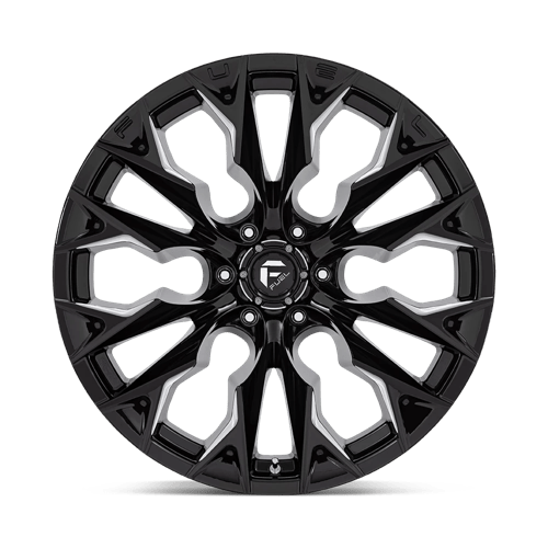 22x12 Fuel Off-Road D803 Flame Gloss Black Milled 6x139.7 ET-44 CB106.1 Wheel