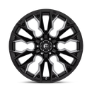 22x12 Fuel Off-Road D803 Flame Gloss Black Milled 6x139.7 ET-44 CB106.1 Wheel