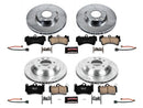 PowerStop Z23 Daily Driver Carbon-Fiber Ceramic Brake Pad and Drilled & Slotted