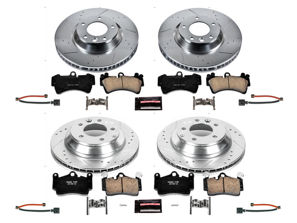 PowerStop Z23 Daily Driver Carbon-Fiber Ceramic Brake Pad and Drilled & Slotted