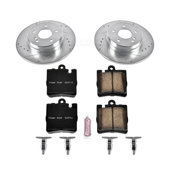 PowerStop Z23 Daily Driver Carbon-Fiber Ceramic Brake Pad and Drilled & Slotted
