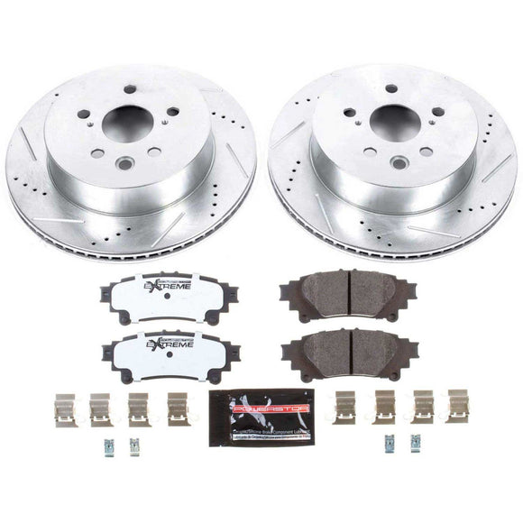 PowerStop Z26 Street Performance Ceramic Brake Pad and Drilled & Slotted Rotor K