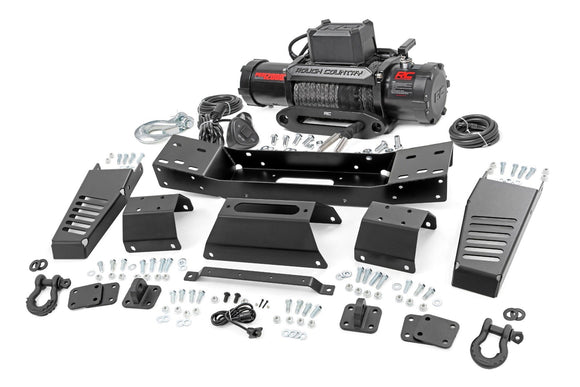 Rough Country 12000S Hidden Winch Mount Kit For Toyota Tundra 2WD 4WD 22-26