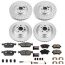 PowerStop Genuine Geomet Coated Rotor and Carbon-Fiber Ceramic Brake Pad Kit